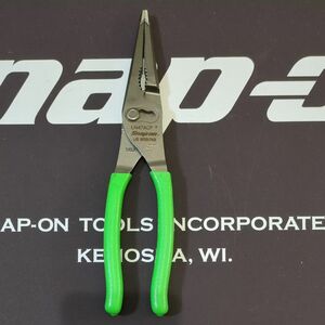 スナップオン Snap-on ロングノーズスリップジョイントプライヤー グリーン LN47ACFG 新品未使用