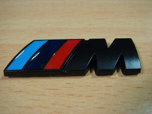 BMW Mエンブレム　４５㎜ マッドブラック E60 E61 E65 E66 E81 E83 E87 E89 E90 E91 E92 E93 等