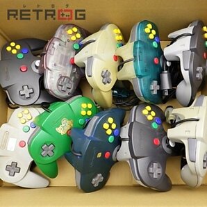 【ジャンク】ニンテンドー64 コントローラーセット 10個 N64 ニンテンドー64の画像1