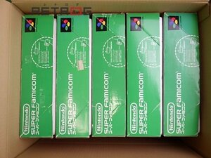 [ Junk ]SFC Super Famicom box attaching body only set 5 pcs Super Famicom SFC Hsu fami