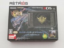 ニンテンドー3DSLL本体 モンスターハンター4 スペシャルパック（SPR-001/ゴア・マガラブラック） ニンテンドー3DS_画像1