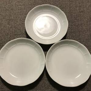 ジノリ ベッキオホワイト ミニプレート 直径13.5cm ３枚セット ラウンドディッシュ 小皿 深さ3cm ケーキ皿 デザート皿 Ginoriの画像1