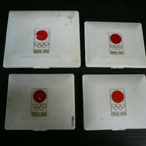 ◆JA-10760-45 1964年 東京オリンピック記念 銅メダル まとめて4枚 ケース付の画像6