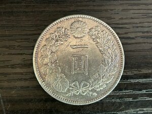 ◆ H-78636-45 Новая 1 иена серебряная монета (маленькая) Taisho 3-й год монета