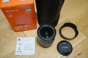 中古 SONY Vario-Tessar T* FE 16-35mm F4 ZA OSS Eマウント SEL1635Z ソニー