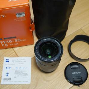 中古 SONY Vario-Tessar T* FE 16-35mm F4 ZA OSS Eマウント SEL1635Z ソニーの画像1