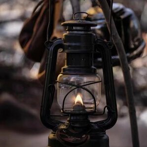 新品 1円 キャンプ用 超高品質 オイルランタン 灯油ランタン 照明 キャンプランタン アウトドア 野外登山 黒の画像8