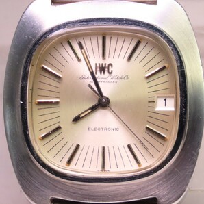 ■♪価格高騰! 資産価値！稼働 電池新品 メンズ 高級超レア！ビンテージ！ IWC アイ・ダブリュー・シー シャフハウゼン エレクトロニックの画像1