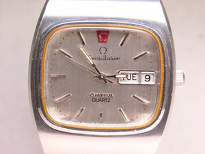 ■♪価格高騰！ 資産価値! 稼働 電池新品 メンズ ビンテージ 高級超レア！ OMEGA オメガ コンステレーションデイデートメガクオーツ32khz