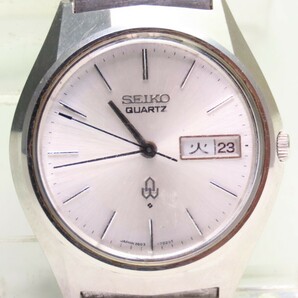 ■♪価格高騰! 資産価値！ 稼働 電池新品 メンズ ビンテージ 高級超レア！ SEIKO セイコー ３８クオーツ デイデート 3803-7010の画像1