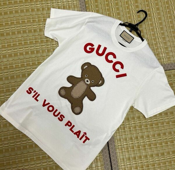 GW限定値下　GUCCI グッチ TEDDYBEAR PATCH Tシャツ