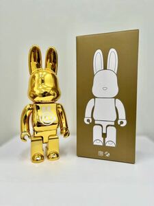 ベアブリック BE@RBRICK ラブリック ゴールドメッキ400% ベアブリック 400 メディコムトイ 