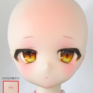 *あさぎ堂* DDH-01 カスタムヘッド アイ2種おまけ ソフビ盛の難あり セミホワイト肌 ドルフィードリーム ほよの画像10