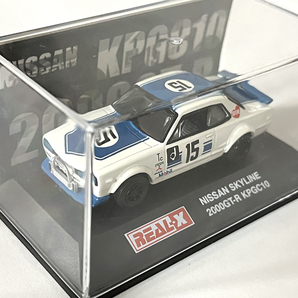 リアルX 1/72 日産 スカイライン 2000 GT-R KPGC10 REAL-X NISSAN ニッサン レーシングカー 3台セット ハコスカ ワークスの画像4