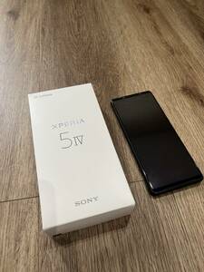 Xperia 5 IV 6.1インチ メモリー8GB ストレージ128GB ブラック ソフトバンク