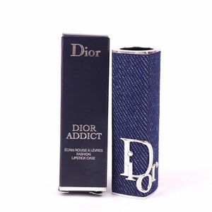 ディオール アディクト リップスティックケース インディゴデニム 未使用 PO レディース Dior