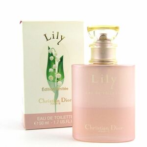 ディオール 香水 Lily リリー オードトワレ EDT 残半量以下 フレグランス CO レディース 50mlサイズ Dior