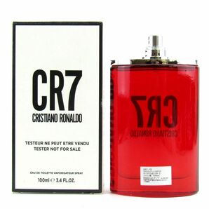 クリスティアーノ・ロナウド 香水 CR7 オードトワレ EDT ほぼ未使用 キャップ無し CO メンズ 100mlサイズ CRISTIANO RONALDOの画像2
