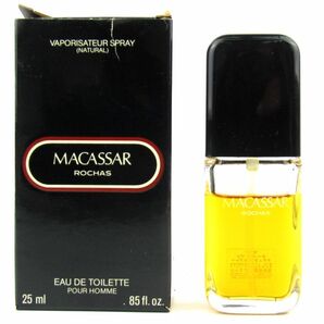 ロシャス 香水 マカサ MACASSAR プールオム オードトワレ EDT 残半量以上 フレグランス CO メンズ 25mlサイズ Rochasの画像1