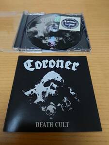 スラッシュメタル　CORONER/DEATH CULT 2014年　オリジナル盤　初CD化