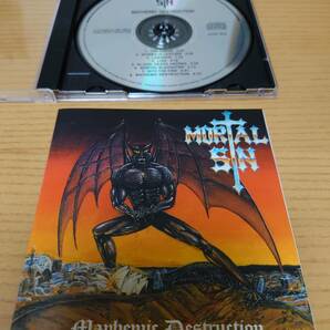 スラッシュメタル MORTAL SIN/MAYHEMIC DESTRUCTION 2005年 オリジナル盤 初CD化の画像1