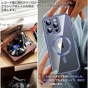 2312313☆ 【押さえロック式&本体の色・CDループ】iPhone15 Pro 用 ケース 「両面ケース＋マグセーフ対応」「一体型レンズ保護カバー」の画像6