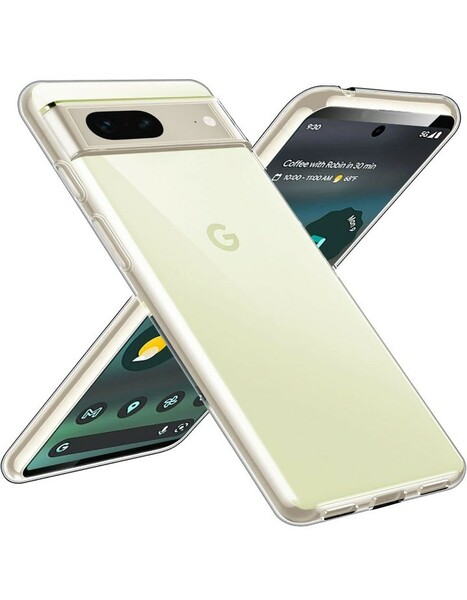 2308055 Google Pixel 7 ケース クリア 軽量 薄型 耐衝撃 TPU スマホケース ピクセル 7 カバー ストラップホール付き-全透明