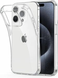 2316316☆ ESR iPhone 15 Pro ケース クリア ケース 耐衝撃 薄型 カバー 黄ばみにくい スリム 透明 TPU スマホケース クリア