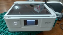 H1918 EPSON EP-879AW インクジェットプリンター 複合機 通電&起動OK トップカバーなし その他詳細動作未確認 エプソン 現状品 JUNK_画像1