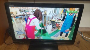 WB089 SHARP AQUOS LC-KS5 22型 液晶カラーテレビ 2011年製 シャープ/アクオス/22インチ/液晶TV/TV/テレビ 動作OK 現状品