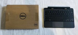 【現状品】DELL 薄型タブレットキーボード Venue 10Pro Dell Tablet Keyboard ブラック