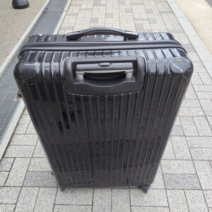 dreamtraveller スーツケース ブラック超大型サイズ高さ74cm 横50cmマチ ２５cm 人気ブラック キャリーケース 旅行 消毒済み