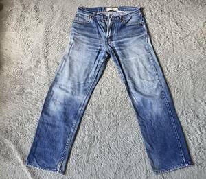 ★中古★Levi's リーバイス 505 デニム Gパン レギュラーフィット ダメージ品