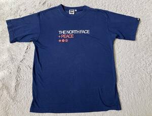 ★中古★THE NORTH FACE ノースフェイス 半袖 Tシャツ NT34207 Mサイズ 紺 ネイビー