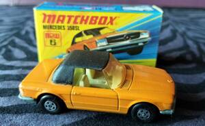 ★マッチボックス　 MATCHBOX new６『 MERCEDES 350SL／メルセデス』　未使用 　元箱★