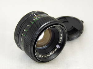 【M42オールドレンズ】FUJI EBC FUJINON 55mm F1.8 実用品