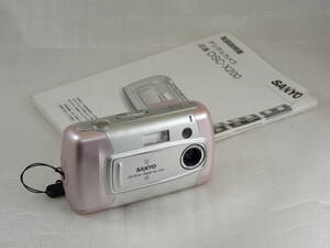 【作動品】SANYO DSC-X200 取説付き 1999年10月発売 85万画素 QuickTime動画 単三電池駆動