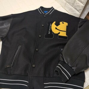 メゾンエメラルド スタジャン Maison emerald  MAISON EMERALD ジャケット ブラック  XLサイズ ニコチャン SMILE EMBROIDERY JACKETの画像2