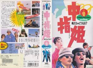 【VHSテープ】中指姫　俺たちゃどうなる？★出演:田中律子　監督:堤ユキヒコ【出品整理番号240419★12】 