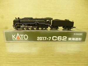 Y834-N37-977◎ KATO 2017-7 C62 東海道形 蒸気機関車 Nゲージ 鉄道模型 現状品①◎