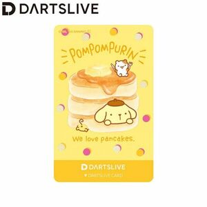 ★Sanrio characters DARTSLIVE CARD DARTSLIVEテーマ＆LIVE EFFECT ポムポムプリン ( サンリオキャラクターズ ダーツ カード )