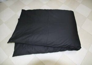 トラックフトン 敷き布団 トラック 大型用 黒 巾65㎝ｘ丈220㎝ 安心の日本製、手作り 四季を通じて快適な寝心地。