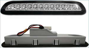200系 ハイエース/レジアスエース 1-3型 前期 LED ハイマウントストップランプ クリアｘブラック RMF033