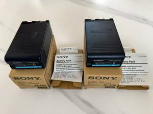 [ free shipping ]2 piece set Sony SONY BP-U90 XDCAM battery pack ③④