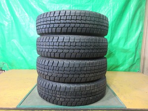 2018年製 ダンロップ ウィンターマックス DUNLOP WINTERMAXX WM02 155/65R14 4本 No.4613上 スタッドレス 雪 氷 冬タイヤ 80～90％残溝