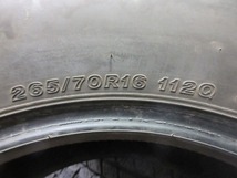 2020年製 ブリヂストン ブリザック BRIDGESTONE BLIZZAK DM-V3 265/70R16 4本 No.4631上 スタッドレス 冬用 雪 氷 冬タイヤ 70％残溝_画像9