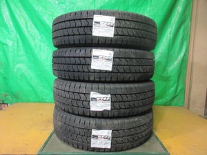 新品ラベル付き 2023年製 ブリヂストン BRIDGESTONE BLIZZAK W989 195/75R15 109/107N LT 4本 No.4648S トラックタイヤ スタッドレス