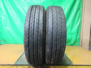 2020年製 ヨコハマ YOKOHAMA LT151R 175/80R15 101/99L LT 8PR 2本 №4649上 トラックタイヤ オンロード 夏タイヤ 90％残溝