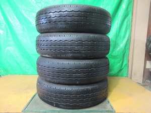 2019年製 ブリヂストンタイヤ エコピア BRIDGESTONE ECOPIA RD613 STEEL 195/80R15 107/105L LT 4本 №4665上 夏タイヤ 80％残溝