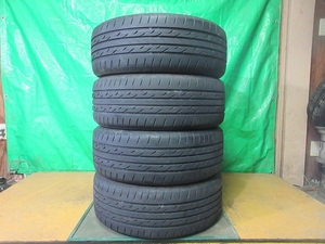 16インチ夏用 ブリヂストンタイヤ ネクストリー BRIDGESTONE NEXTRY 205/55R16 4本 №4678上 中古サマータイヤ 夏タイヤ 60～70％残溝